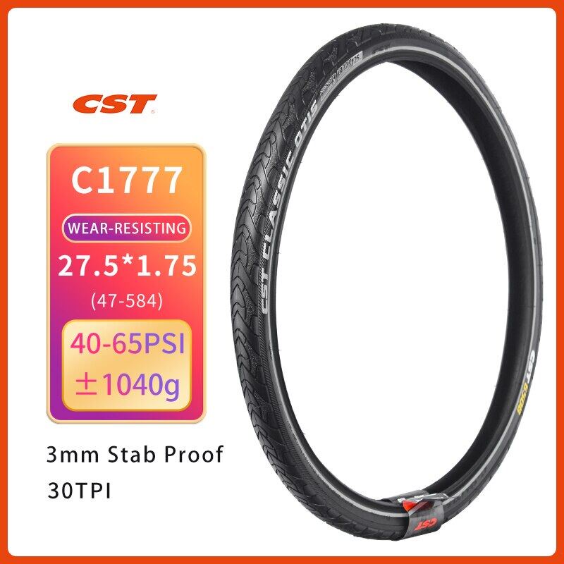 Lốp Xe Đạp Leo Núi 27.5inch 27.5X1.75 Slick Tốc Độ Cao 3mm Phản Quang