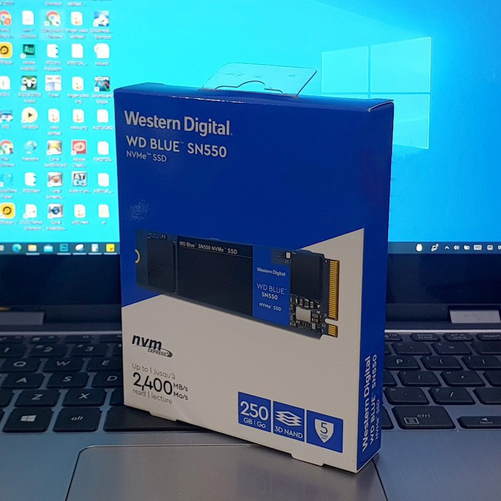 Ổ cứng SSD M.2 PCIe NVMe W.D Blue SN550 250GB 500GB 1TB - bảo hành 5 năm SD61 SD91 SD92 (Giá Khai Trương)