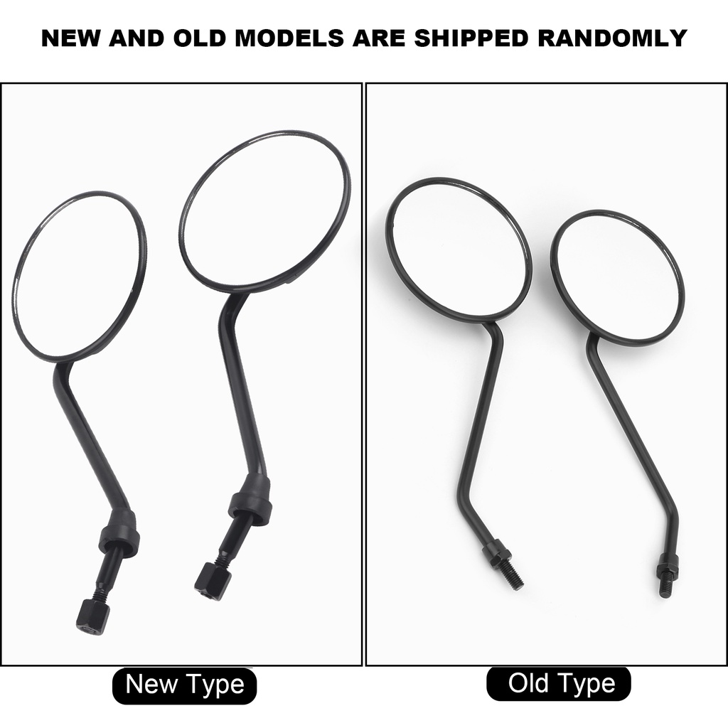 Bộ 2 gương chiếu hậu hình tròn 8mm/0.3inch cho xe máy điện