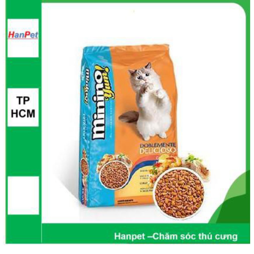 HN-(1 Gói 350gr) Minino Yum ( BLISK mới ) - Thức ăn viên cao cấp cho mèo mọi lứa tuổi - (hanpet 203)