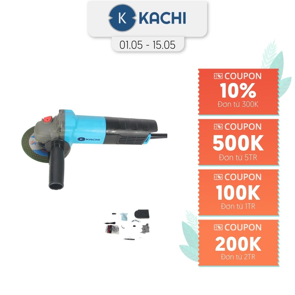 Máy mài, cắt cầm tay đa năng Kachi MK190 + Tặng kèm lưỡi cưa xích (Kèm bộ phụ kiện)