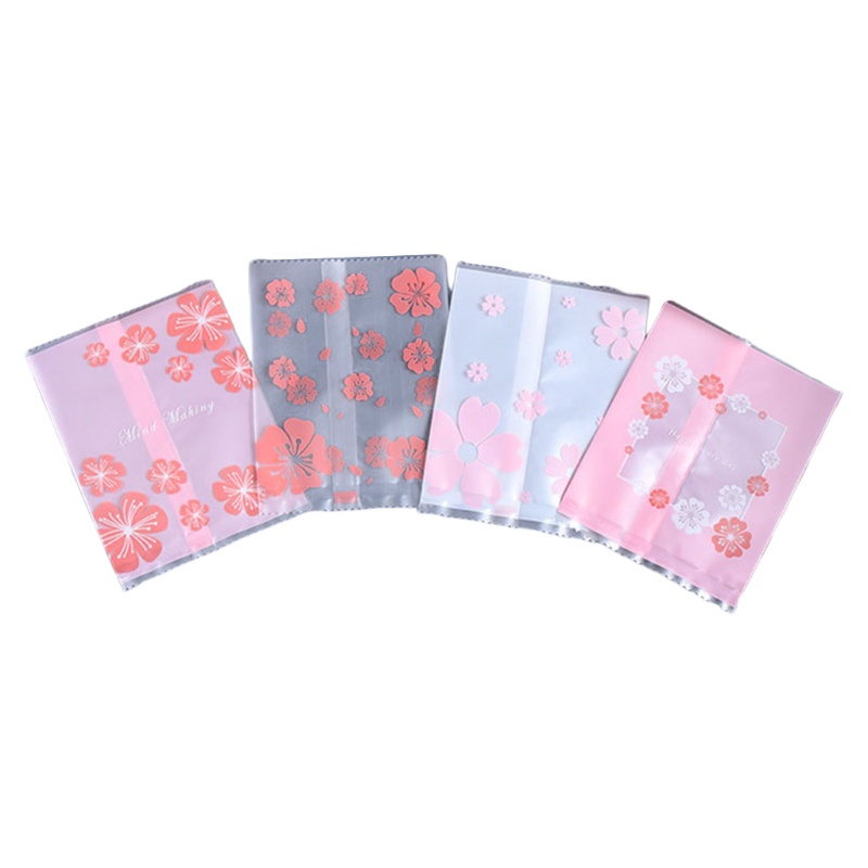 Set 100 túi nhựa đựng bánh trung thu/ bánh quy in hoa anh đào