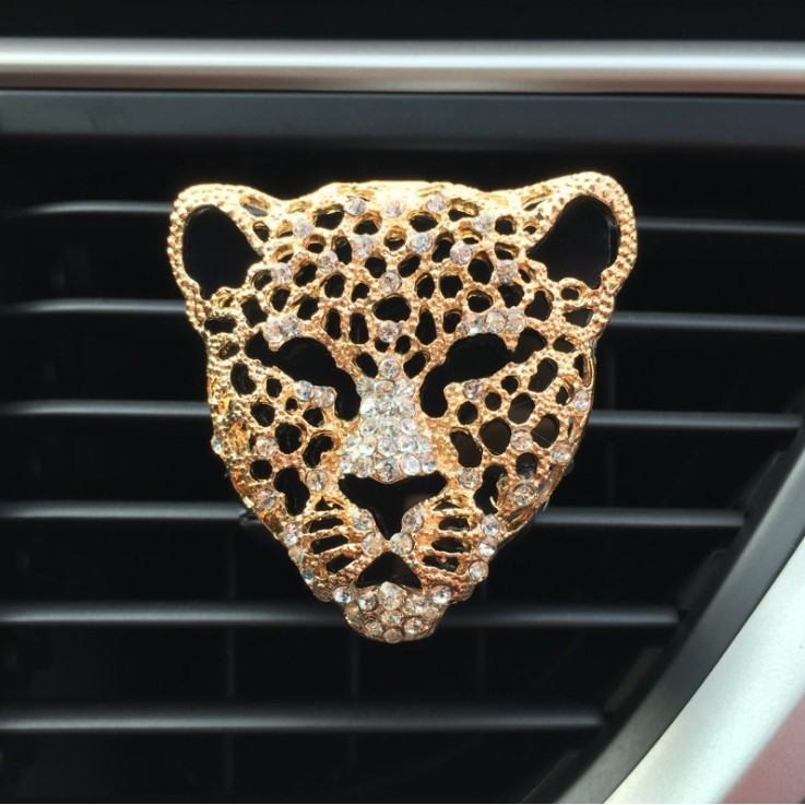 Kẹp nước hoa gắn lỗ thông gió ô tô hình động vật và hoa tùy chọn sáng tạo thời trang