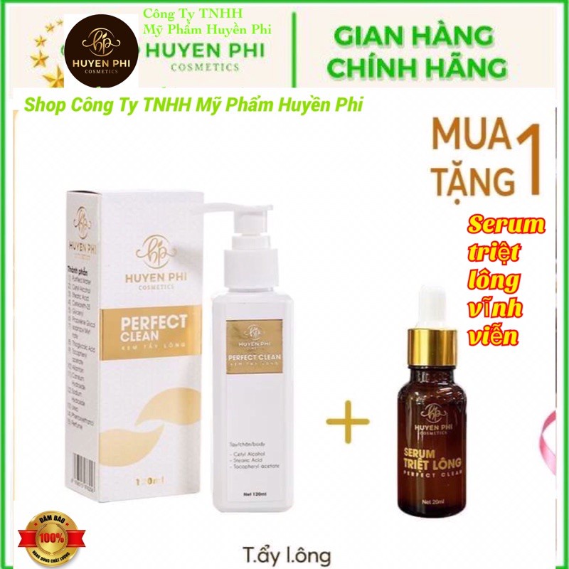 Kem Tẩy Lông Huyền Phi TẶNG serum triệt lông Vĩnh Viễn Triệt Lông chân lông tay lông bikini ria mép an toàn tiện lợi chi