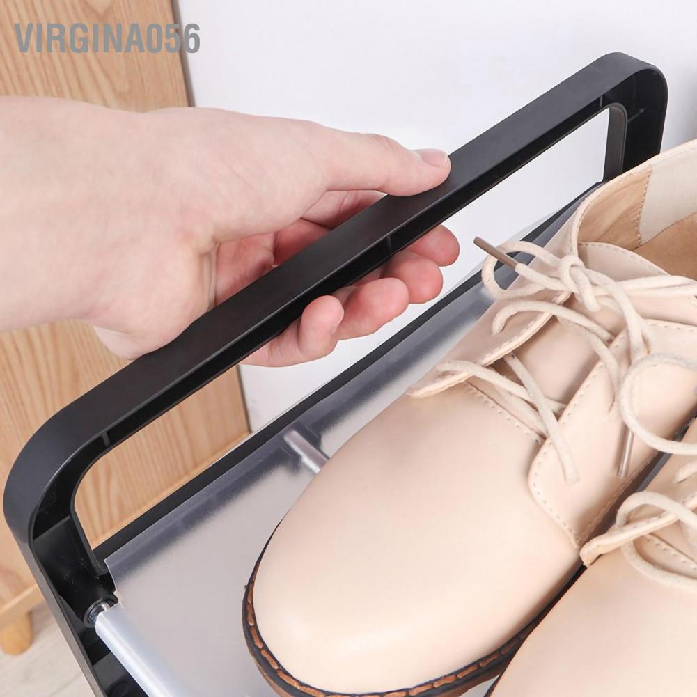 Có thể bán buôn Hộp đựng giày dép Giá để giày nhiều lớp Ống thép lắp ráp đơn giản có thể xếp chồng lên nhau Bảo quản kệ chống bụi cho ký túc xá gia đình Virgina056 Hàng giao ngay