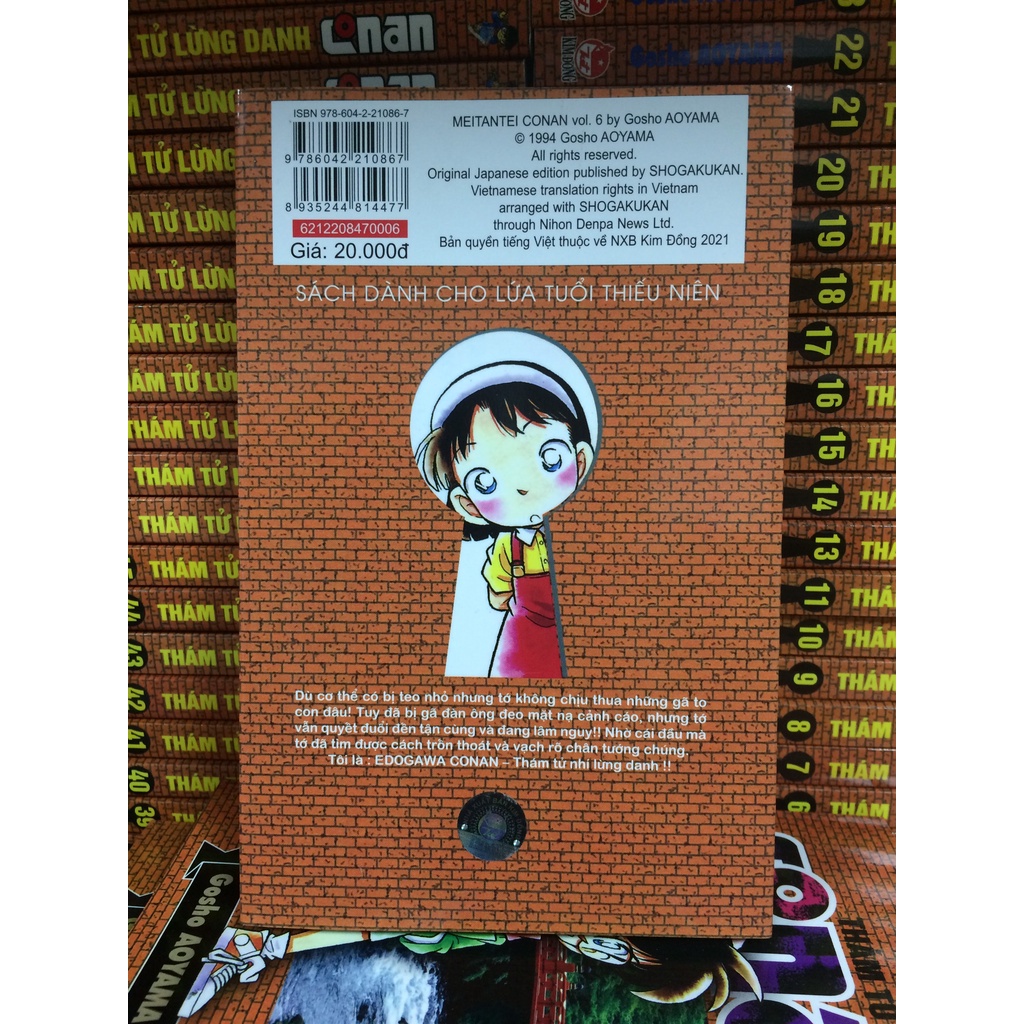 Sách - Thám tử lừng danh Conan - Tập 6
