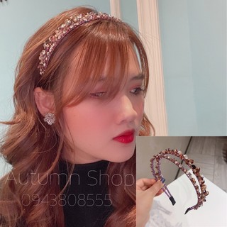 Cài Tóc Bờm Tóc Đính Đá Hàn Quốc