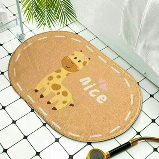 Thảm Lau Chân 3D Lông Cừu Cao Cấp