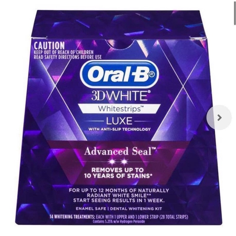 MIẾNG DÁN TRẮNG RĂNG ORAL-B 3D WHITE WHITESTRIPS ÚC