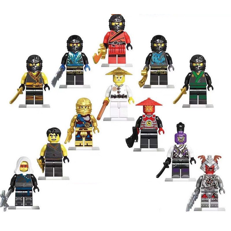 ☇✜✶Đồ Chơi Lắp Ráp Lego Mô Hình Cảnh Sát Lính Cứu Hỏa Quân Đội Ninja Dành Cho Bé