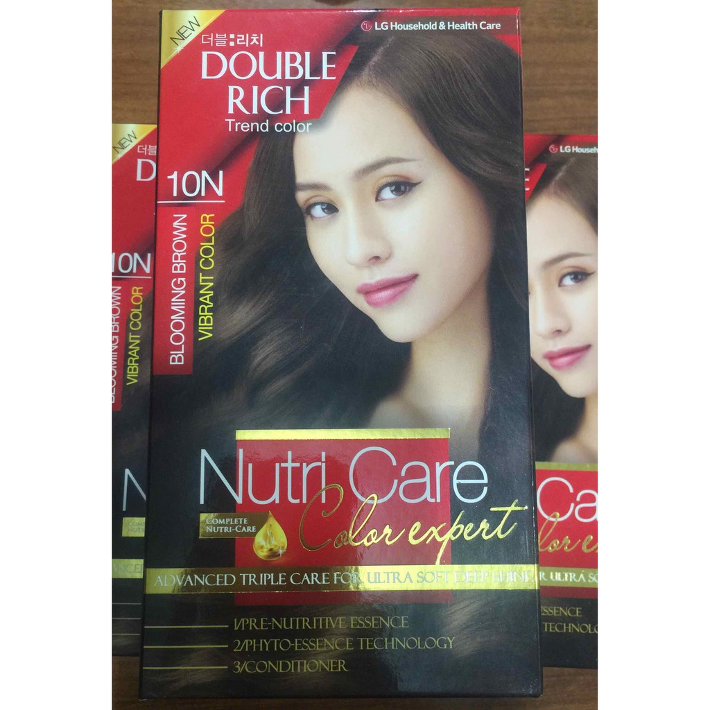 Thuốc Nhuộm Tóc Double Rich 10N Nâu hạt dẻ