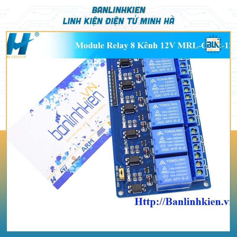 Module Relay 8 Kênh 12V MRL-CN-8-12