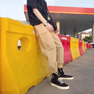 Quần box pant jogger kaki túi hộp dây rút