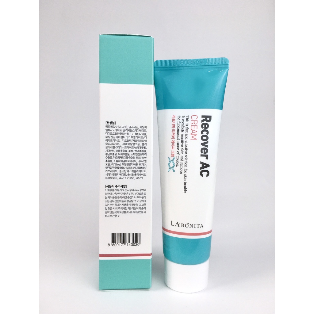 Kem giảm mụn, dưỡng da phục hồi La Bonita Recover AC Cream 50ml
