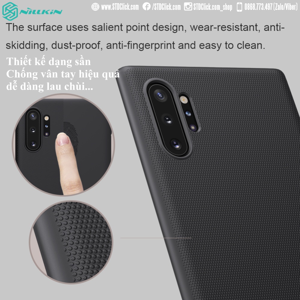 ỐP LƯNG SAMSUNG NOTE 10 PLUS - NOTE 10 PLUS 5G NILLKIN NHỰA CỨNG CHÍNH HÃNG