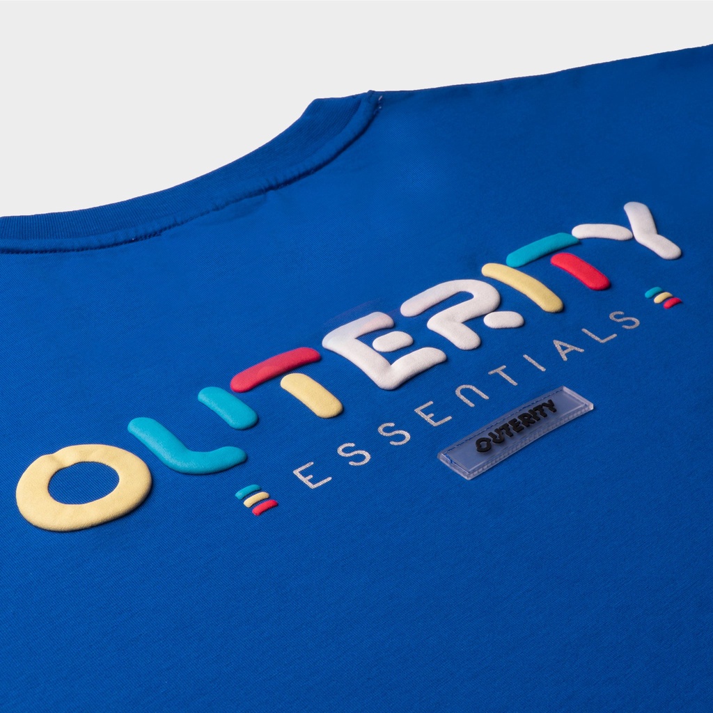 73Cr /Áo thun Outerity Rainbow v2.0 in nổi / màu Navy - ORP182!