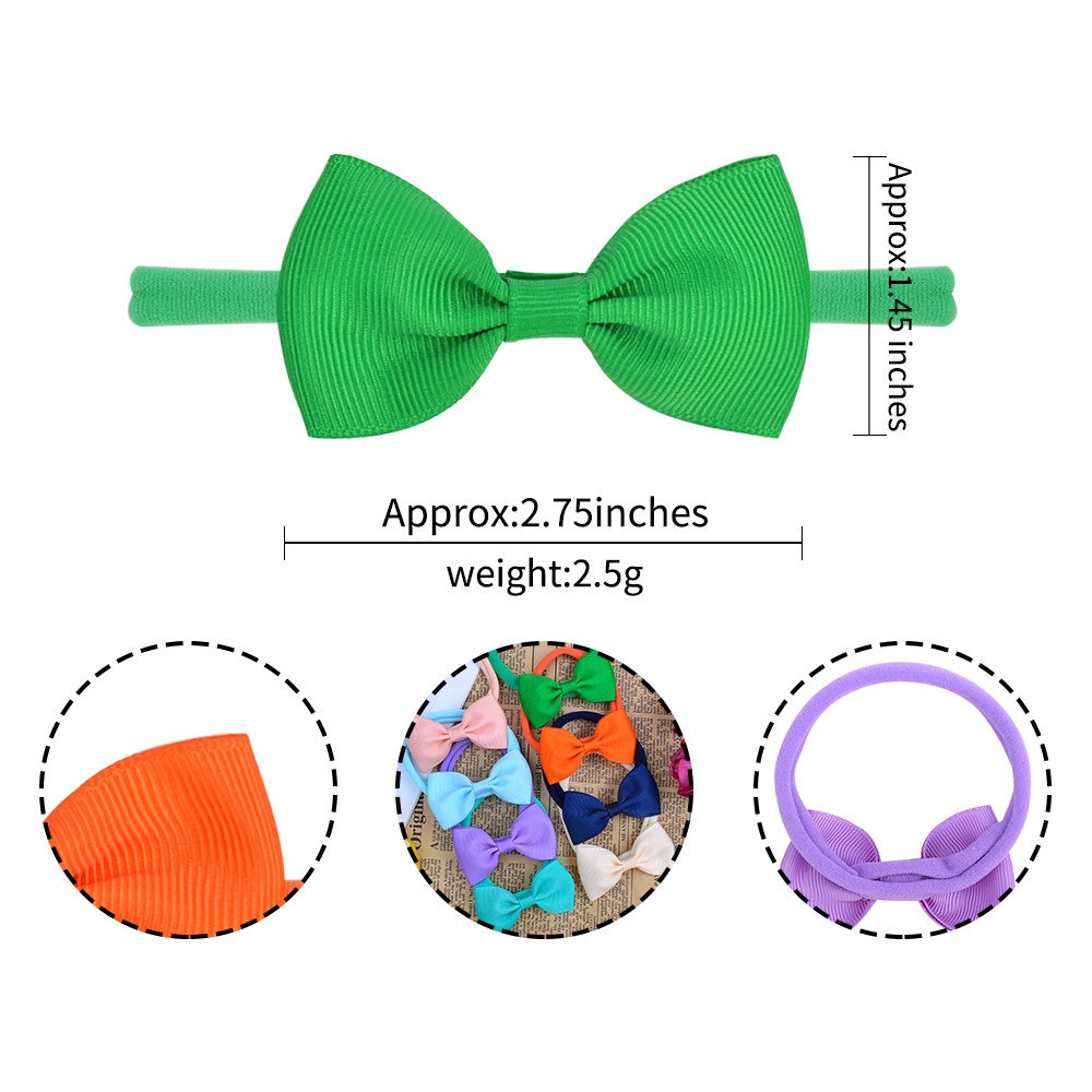 Set 6 băng đô KIDSBOWS nơ thời trang dễ thương cho bé gái