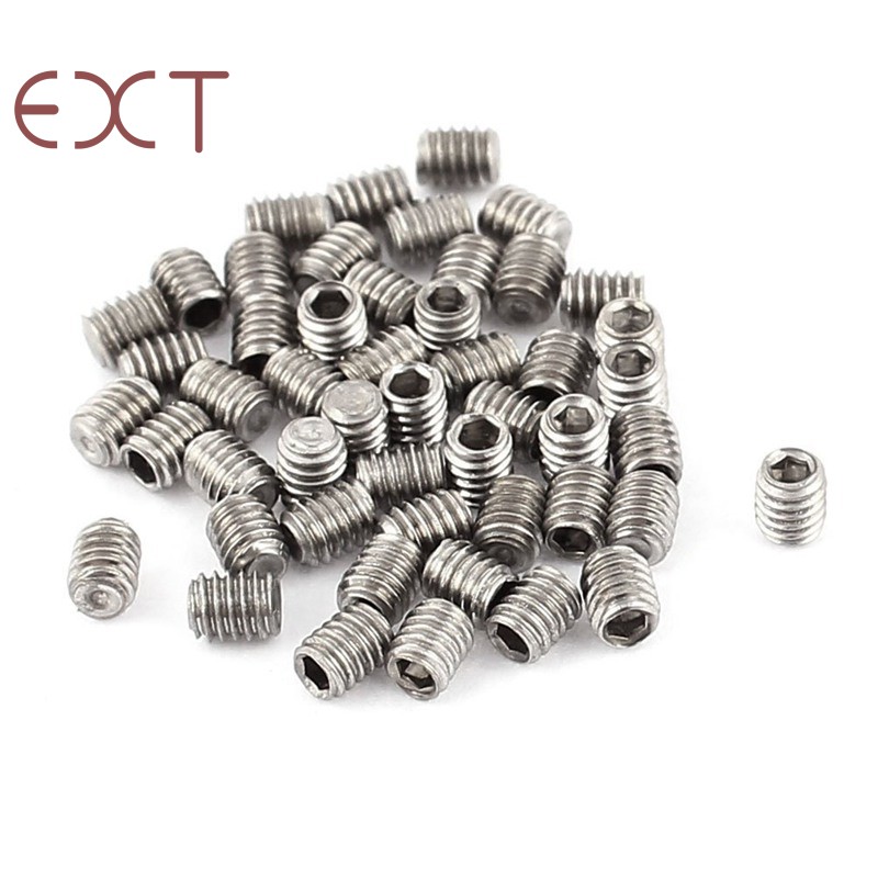 Set 50 Bu Lông Lục Giác Chìm Không Đầu Bằng Thép Không Gỉ M2.5X3Mm