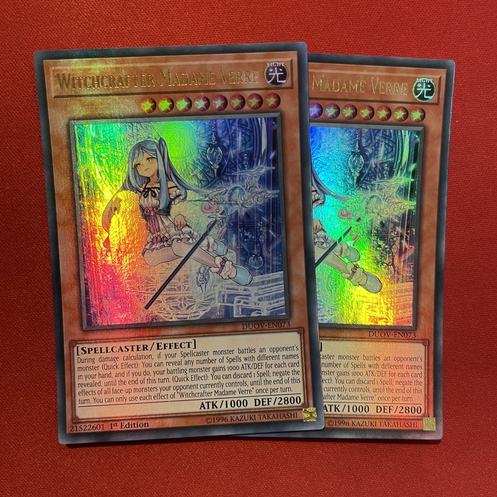 EN]Thẻ Bài Yugioh Chính Hãng] Witchcrafter Madame Verre