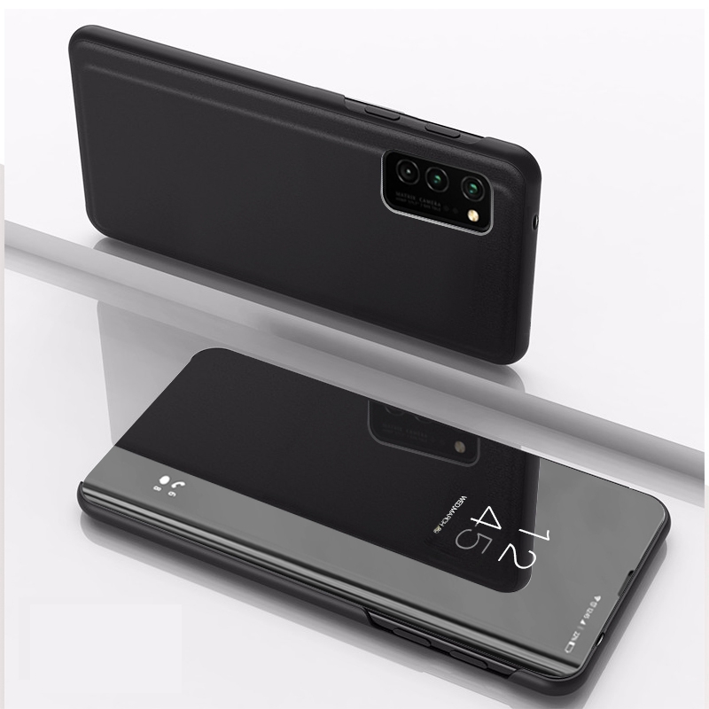 Bao da nắp gập tráng gương trong suốt thiết kế thông minh sang trọng cho OPPO A92 2020 A72 A52 | BigBuy360 - bigbuy360.vn
