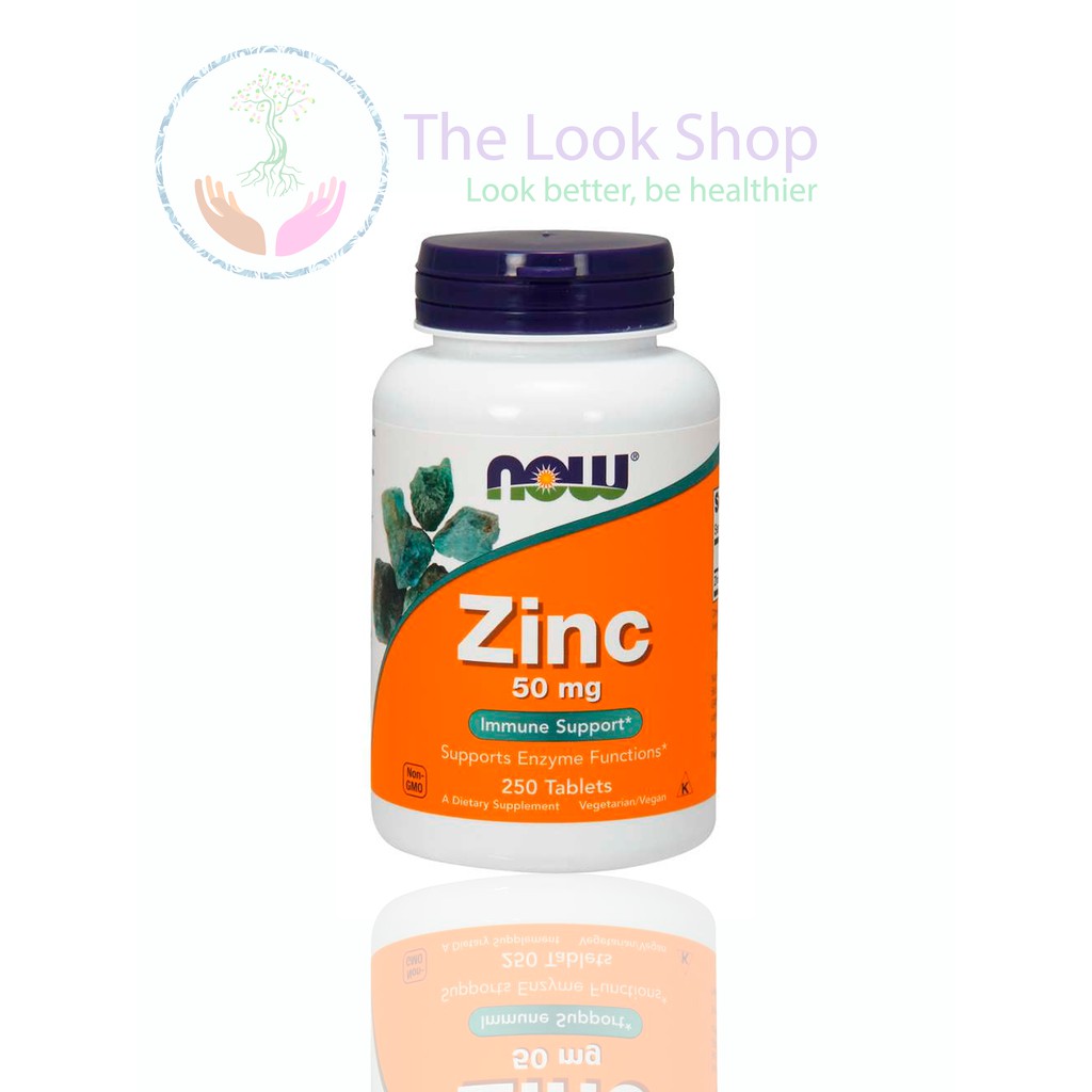 USA- Viên uống Zinc NOW 50mg