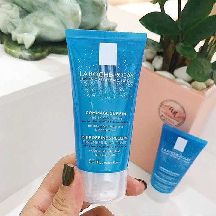 ❤️LA ROCHE-POSAY❤️ Gel Tẩy Tế Bào Chết La Roche-Posay Cho Da Nhạy Cảm 50ml Ultra Fine Scrub Sensitive Skin  - Skinfa.