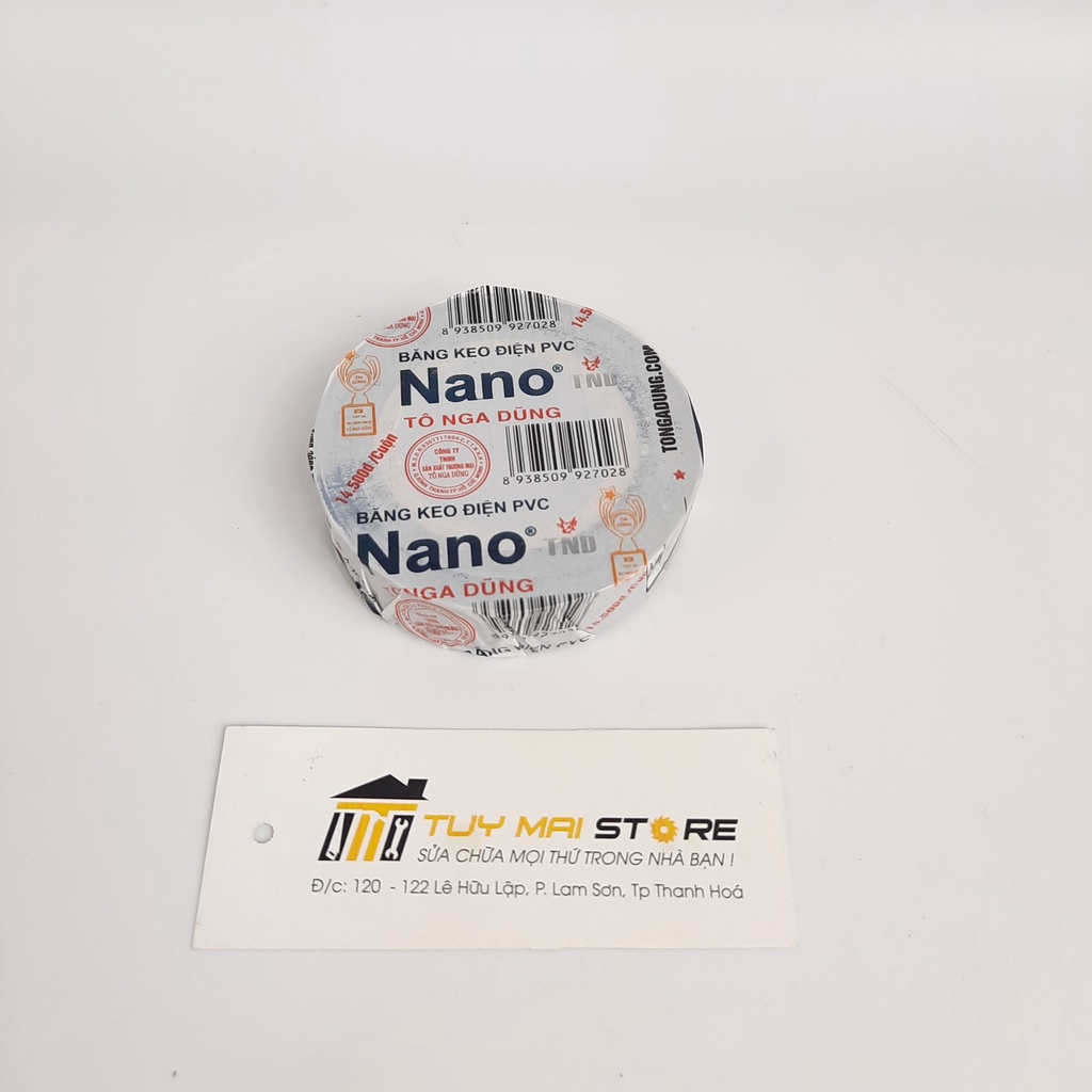 Băng dính cách điện đen , băng Nano màu đen- TM Store