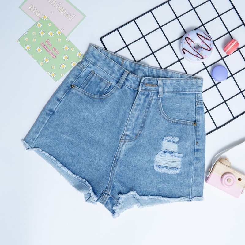Quần Jeans Rách Lưng Cao Chuẩn Form | BigBuy360 - bigbuy360.vn