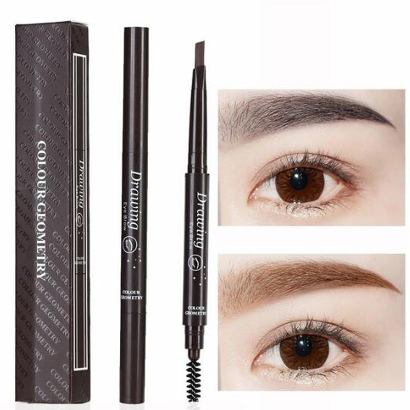 [Hàng mới về] Bút kẻ mày 2 trong 1 lâu trôi có đầu cọ chuốt | BigBuy360 - bigbuy360.vn