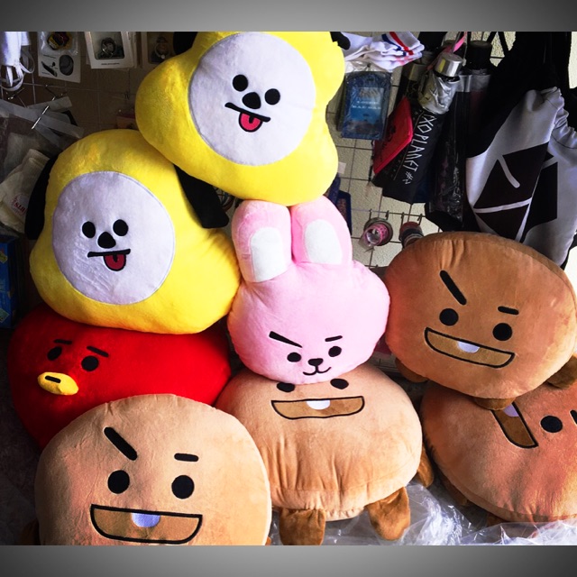 SẴN Gối BTS RUN Bt21 30x40cm