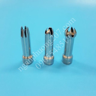 Phụ  kiện bình xịt kem: 3 vòi bắt kem (không có  ống gas)