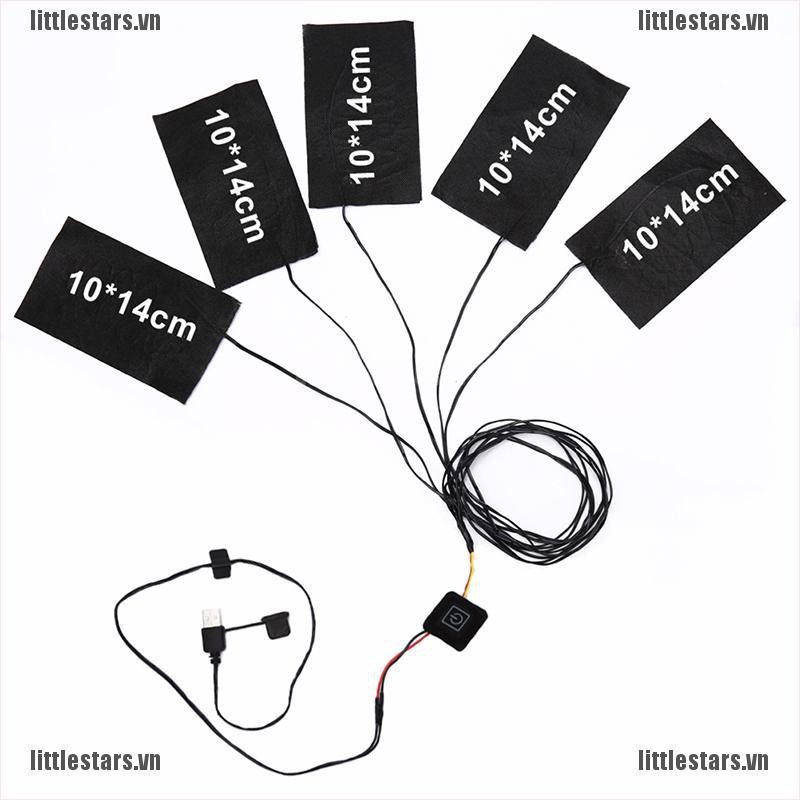 Bộ 5 Miếng Đệm Sưởi Ấm USB 8.5W Tiện Dụng