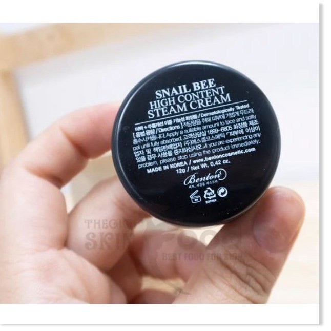 Mã khuyến mãi Kem Dưỡng Ẩm Và Phục Hồi Da Chiết Xuất Chất Nhầy Ốc Sên Benton Snail Bee High Content Steam Cream