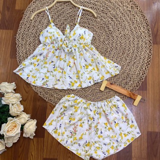 SET BỘ NGỦ 2 DÂY VOAN LỤA CAO CẤP