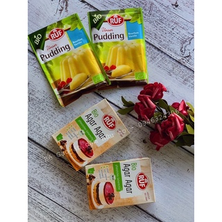 Bột rau câu hữu cơ Agar - Bột pudding hữu cơ Ruf