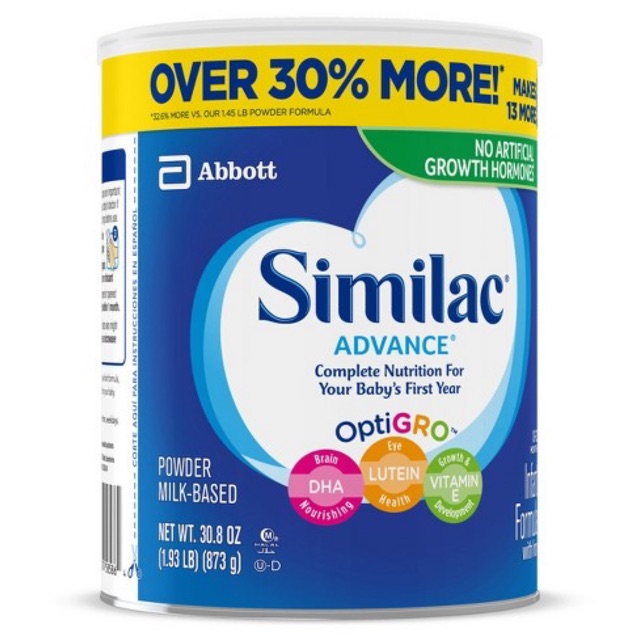 Sữa Similac Advance 0-12 tháng 873g