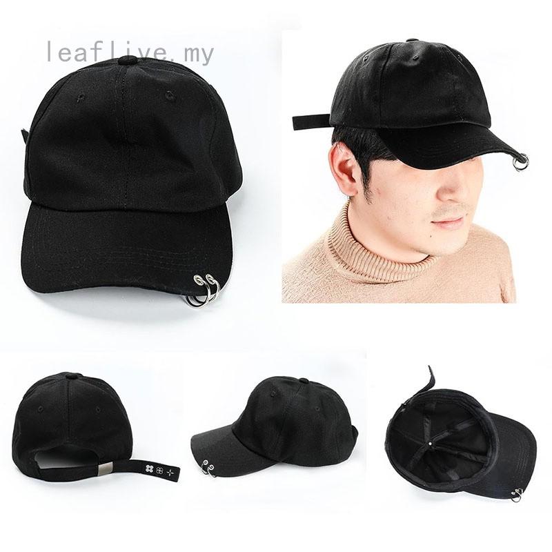 Mũ lưỡi trai xỏ khuyên sắt phong cách BTS