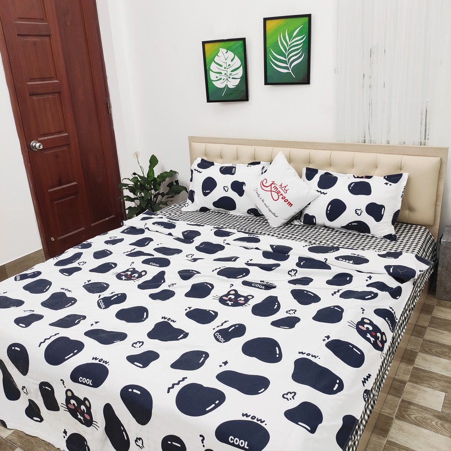 Bộ Chăn ga gối 4 món vải cotton TC 914 Shop Kingroom chuyên ga trải giường | BigBuy360 - bigbuy360.vn