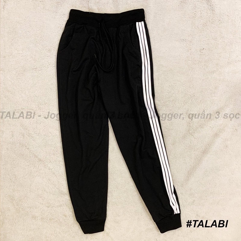 [TALABISHOP- SALE SHOCK][Có Video, Vải Xịn, Đủ Size] Quần Thể Thao UNISEX POLYESTER NGOẠI Dày Dặn 3 Sọc