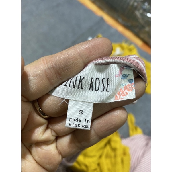 Đầm 2 dây cotton suông pinkrose nữ