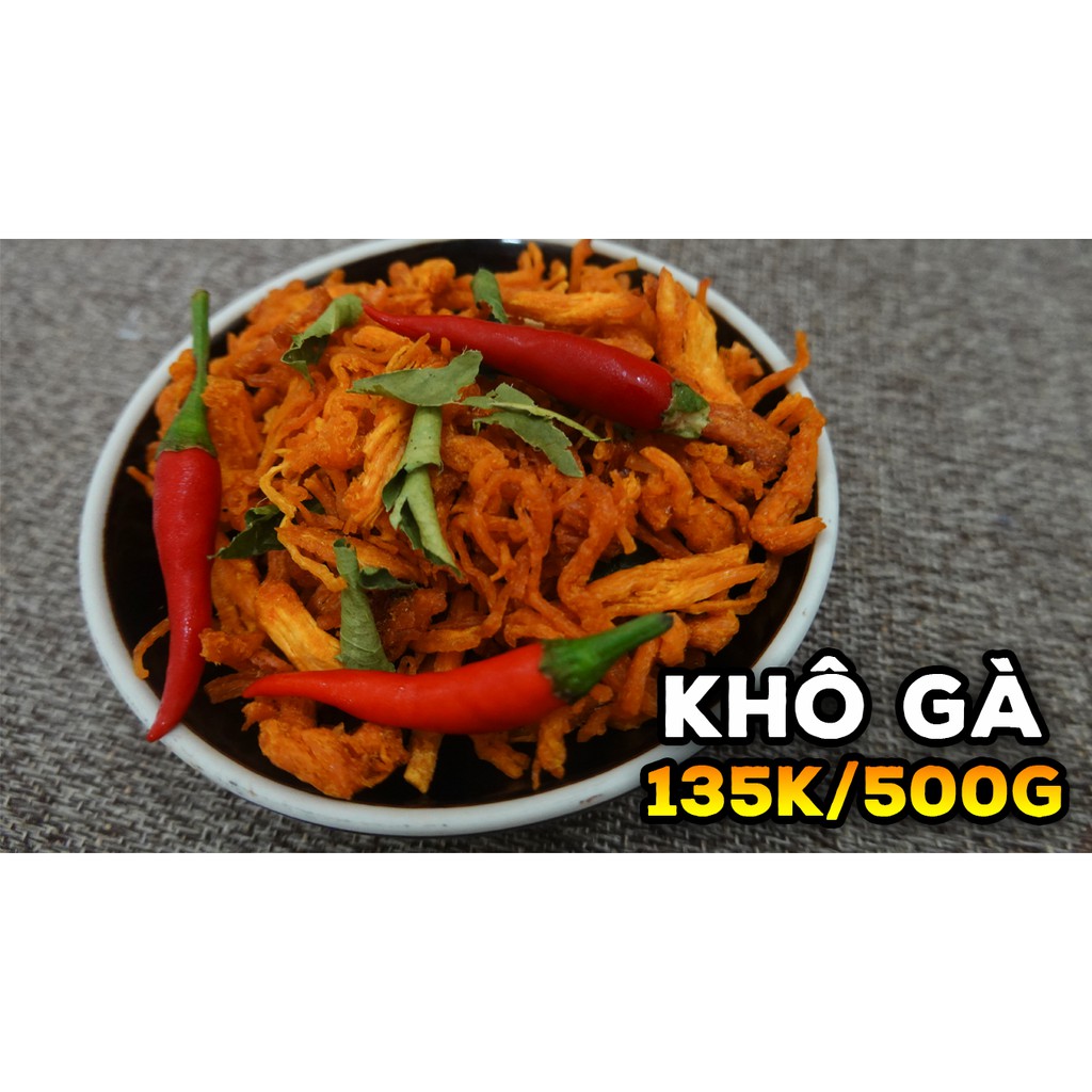 Khô Gà Sé Cay Giòn Ngon Đậm Vị Thầy Giáo Ba