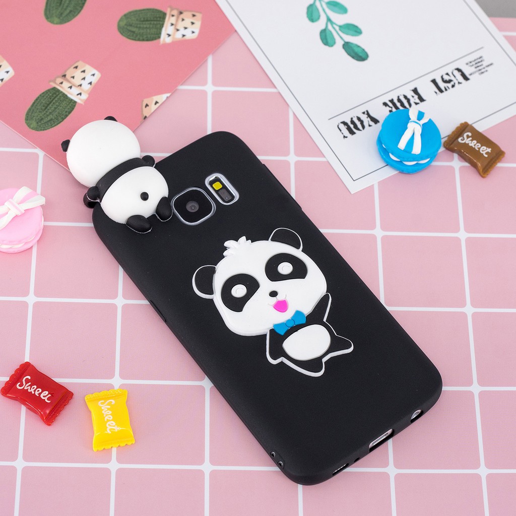 Ốp điện thoại họa tiết hoạt hình đáng yêu dễ thương từ silicon dẻo chống sốc đa năng cho Samsung S7 | BigBuy360 - bigbuy360.vn