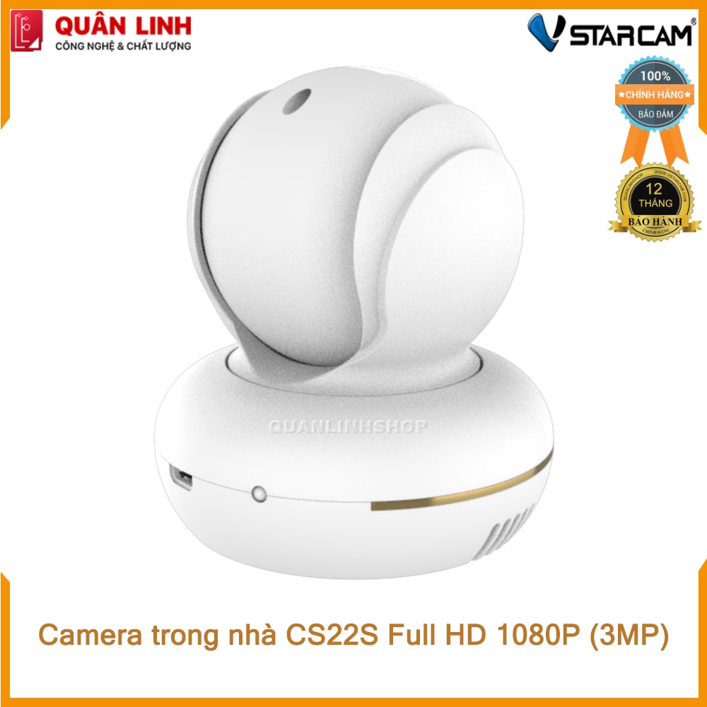 Camera IP Wifi hồng ngoại Vstarcam CS22S Full HD 1080P 3MP