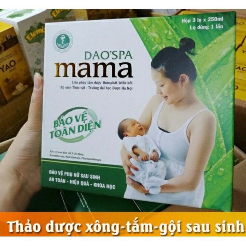 Nước tắm sau sinh của người Dao đỏ Dao spa MaMa  3chai x250ml