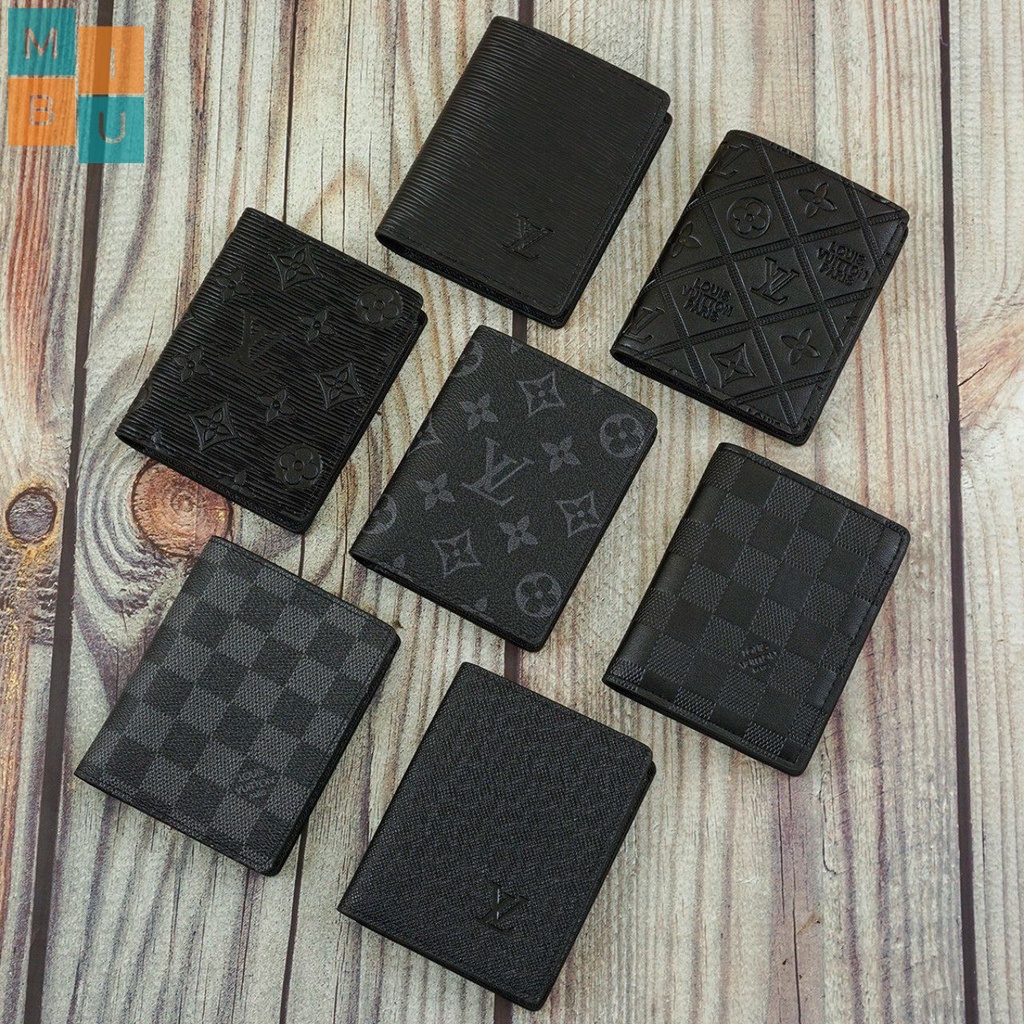 Ví ngắn Nam , Ví cầm tay LV dáng ngắn đứng chất Da Pu đẹp,bền,mịn