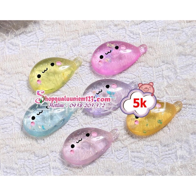Nguyên Liệu charm mochi cá