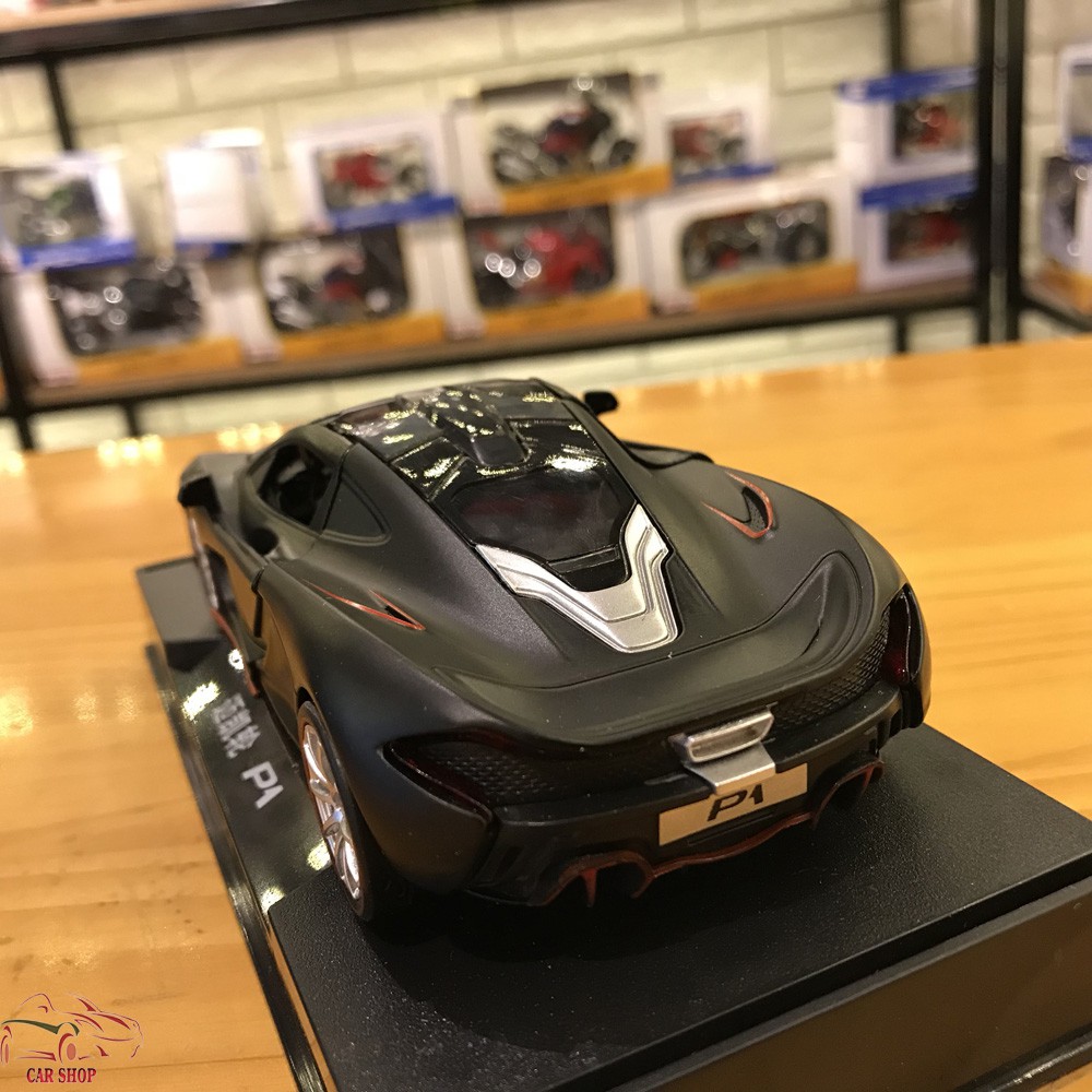 Mô hình ô tô siêu xe McLaren P1 hãng Double Horses tỉ lệ 1:32 màu đen