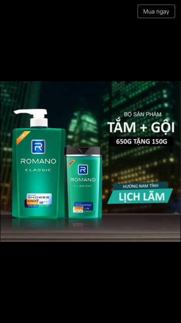 Dầu gội romano 650g  clasic