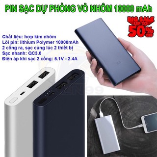 Sạc dự phòng xiaomi gen 2