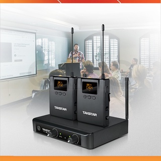Tasktar x3pp - micro không dây uhf cho giảng dạy, phát biểu, sân khấu, phạm vi hoạt động 50m